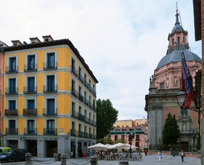 La plaza de San Andrés desde donde celebraremos nuestro programa.