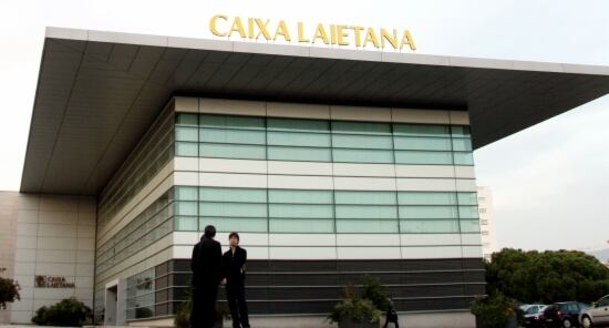 Imatge d&#039;arxiu de l&#039;antiga seu de Caixa Laietana