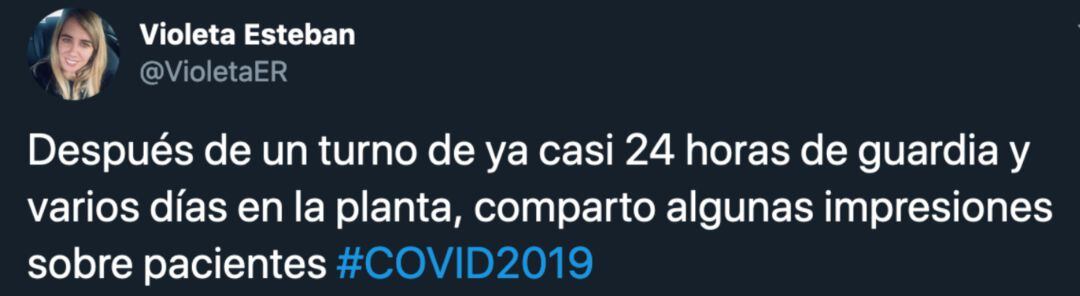 Neuomóloga del Hospital General de Alicante comparte sus impresiones después de tratar con pacientes con coronavirus