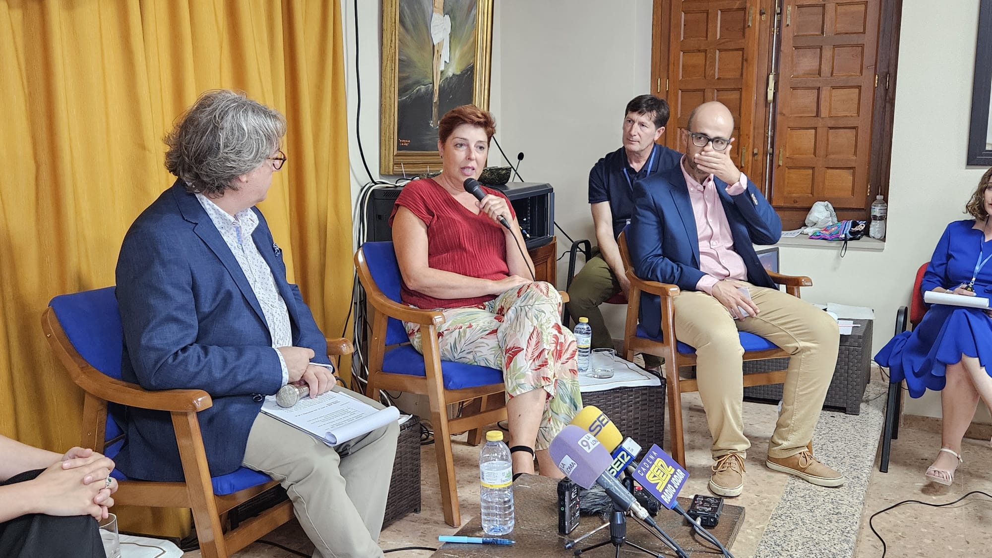 Momento de una de las intervenciones de Lourdes Hernández