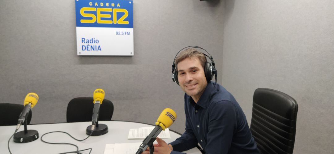 Gerard Fullana, diputado provincial de Compromís, en Radio Dénia Cadena SER.