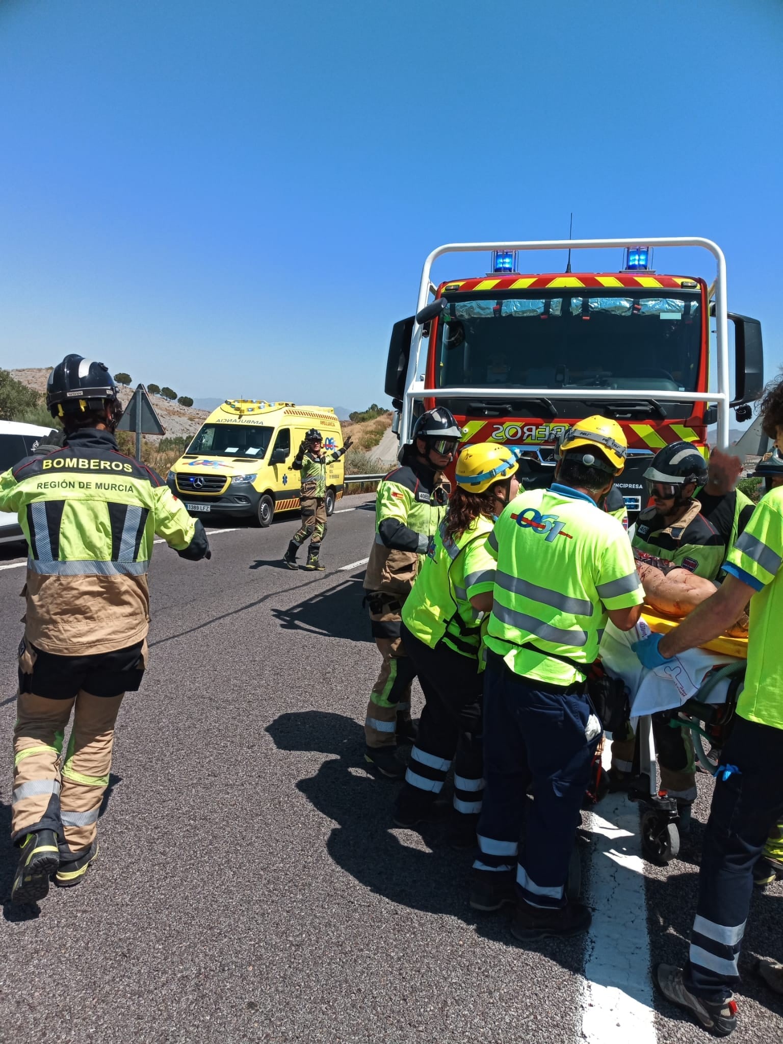 Accidente de tráfico en Puerto Lumbreras