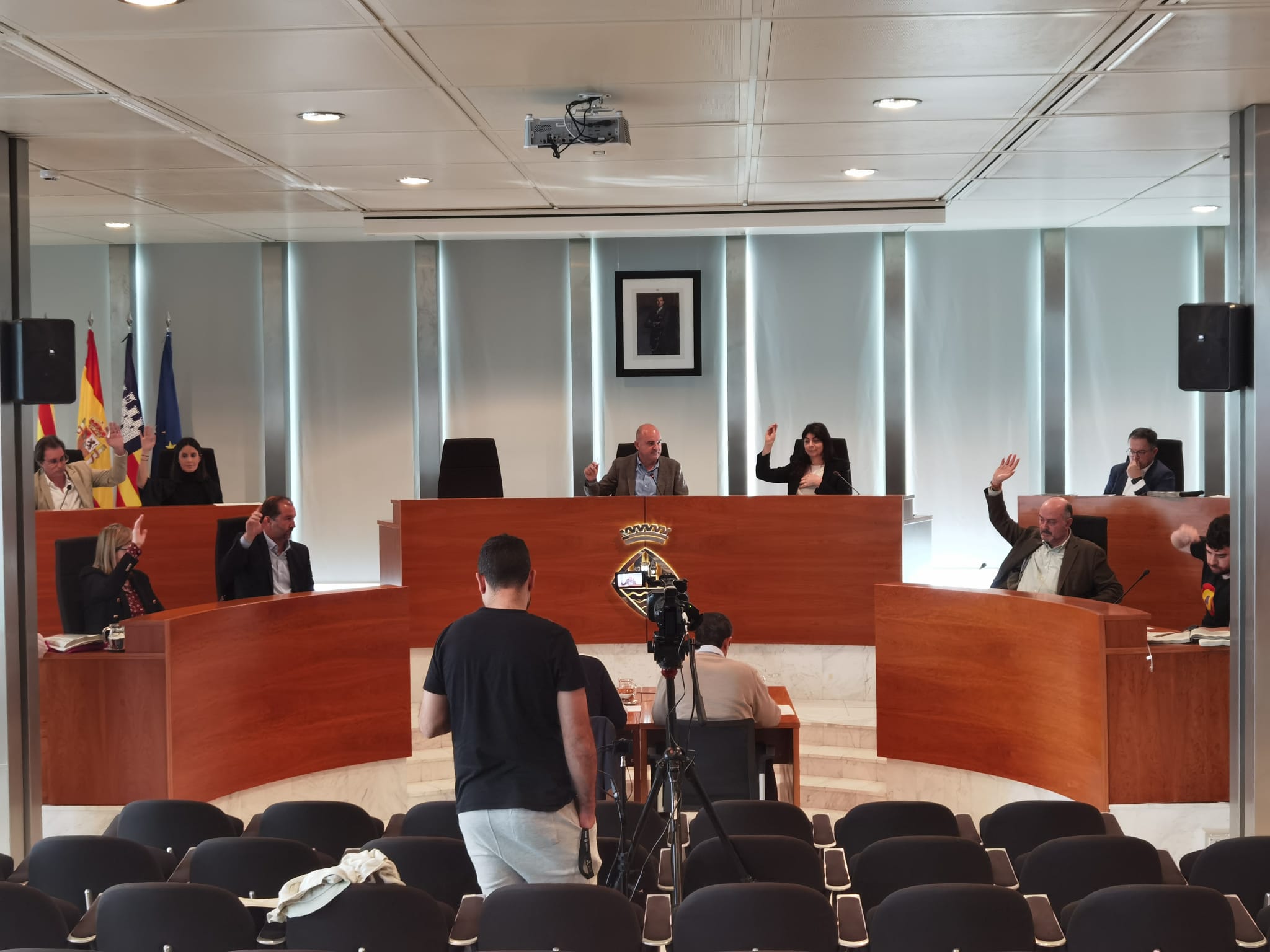 Imagen del pleno del Consell