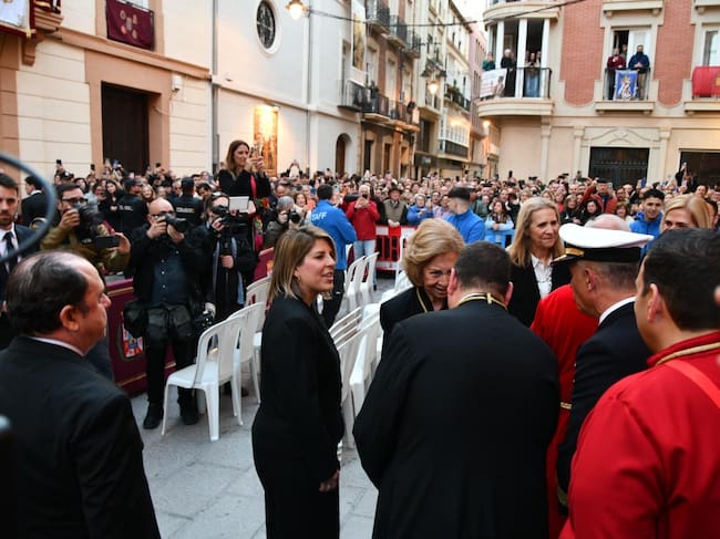 Visita de la Reina Sofía a la Semana Santa de Cartagena 2026