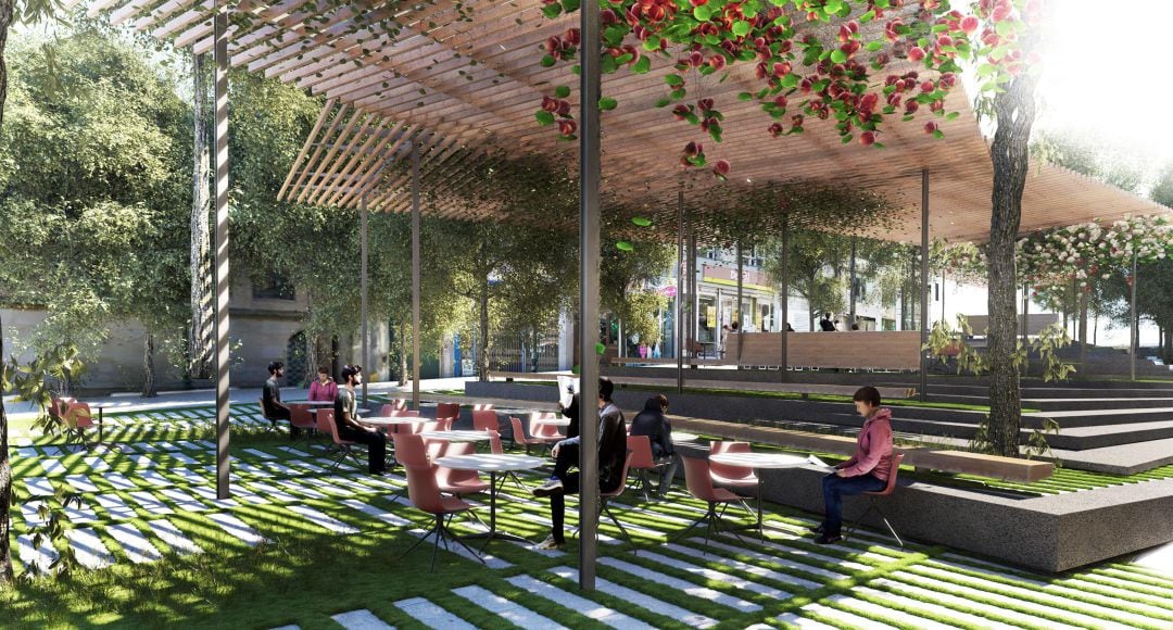 Infografía de la obra que se hará en Ronda Don Bosco