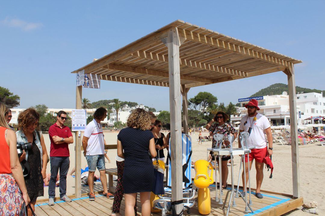 Imagen de archivo del servicio que se presta en la playa de Cala Llonga