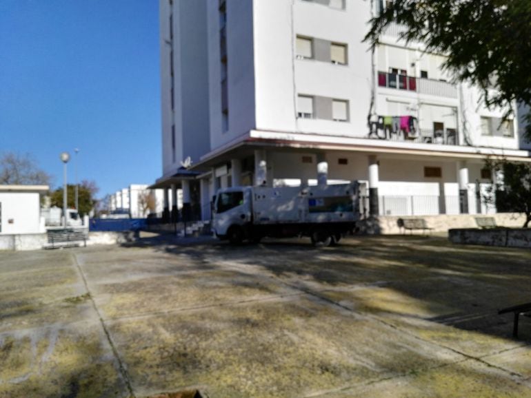 Imagen de la zona de las Casitas Bajas junto al polígono de San Benito