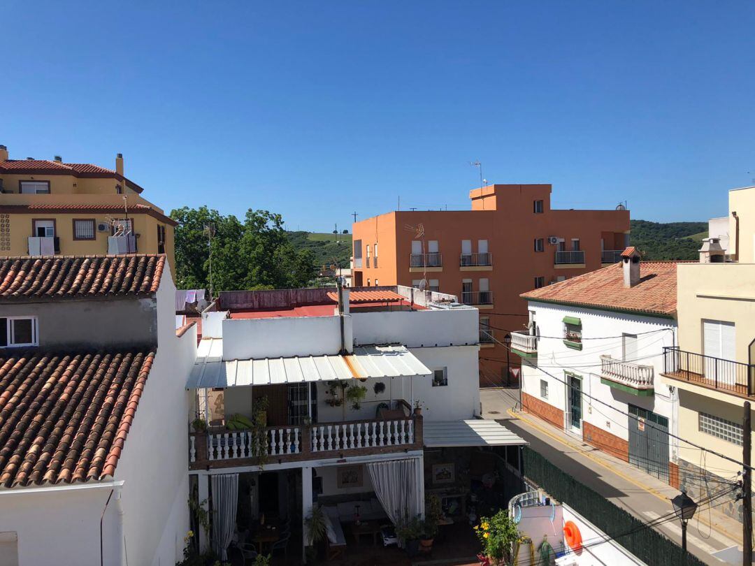 Una calle de la Estación de San Roque.