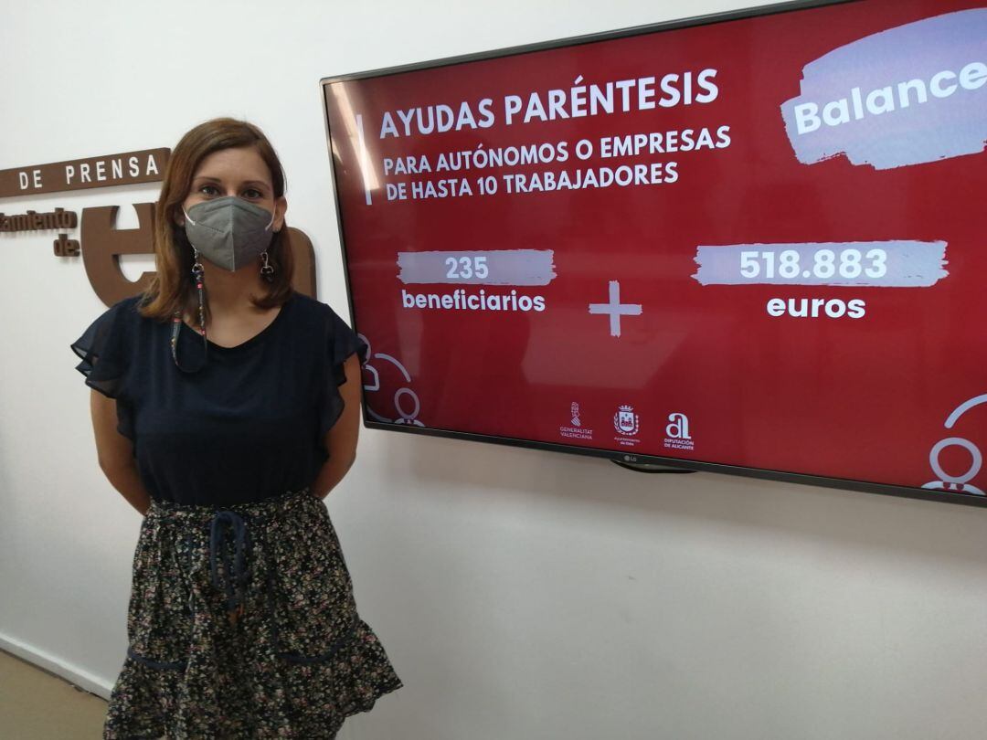 Silvia Ibáñez, edil de Desarrollo Económico de Elda 