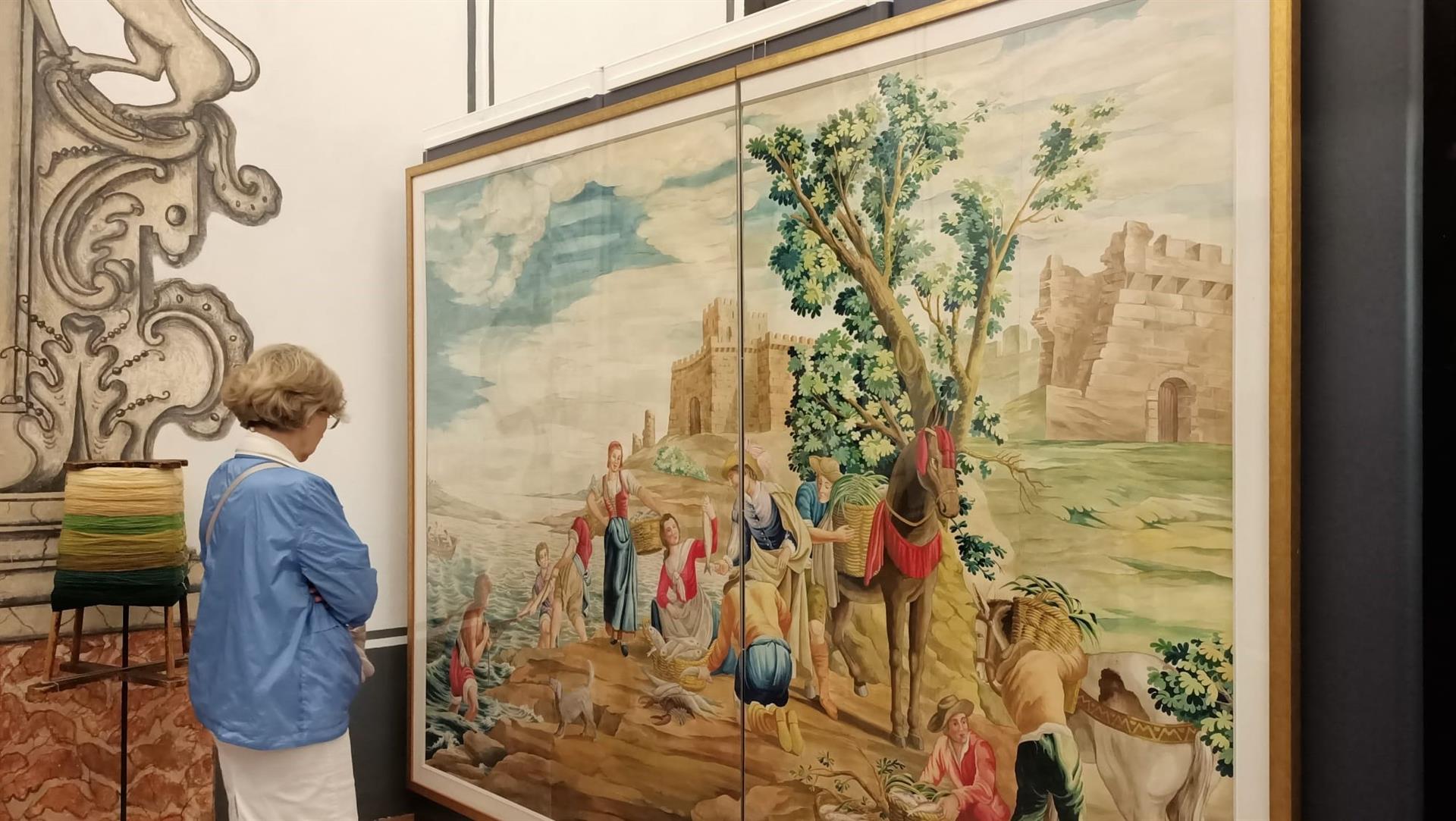 Imagen de la exposición &#039;Real Fábrica de Tapices: 300 Años de Historia. Cinco artistas valencianos en la RFT&#039;