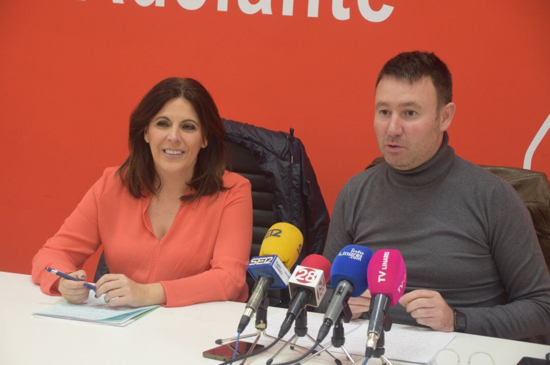 Ángeles Ferriz y Daniel Campos (PSOE).
