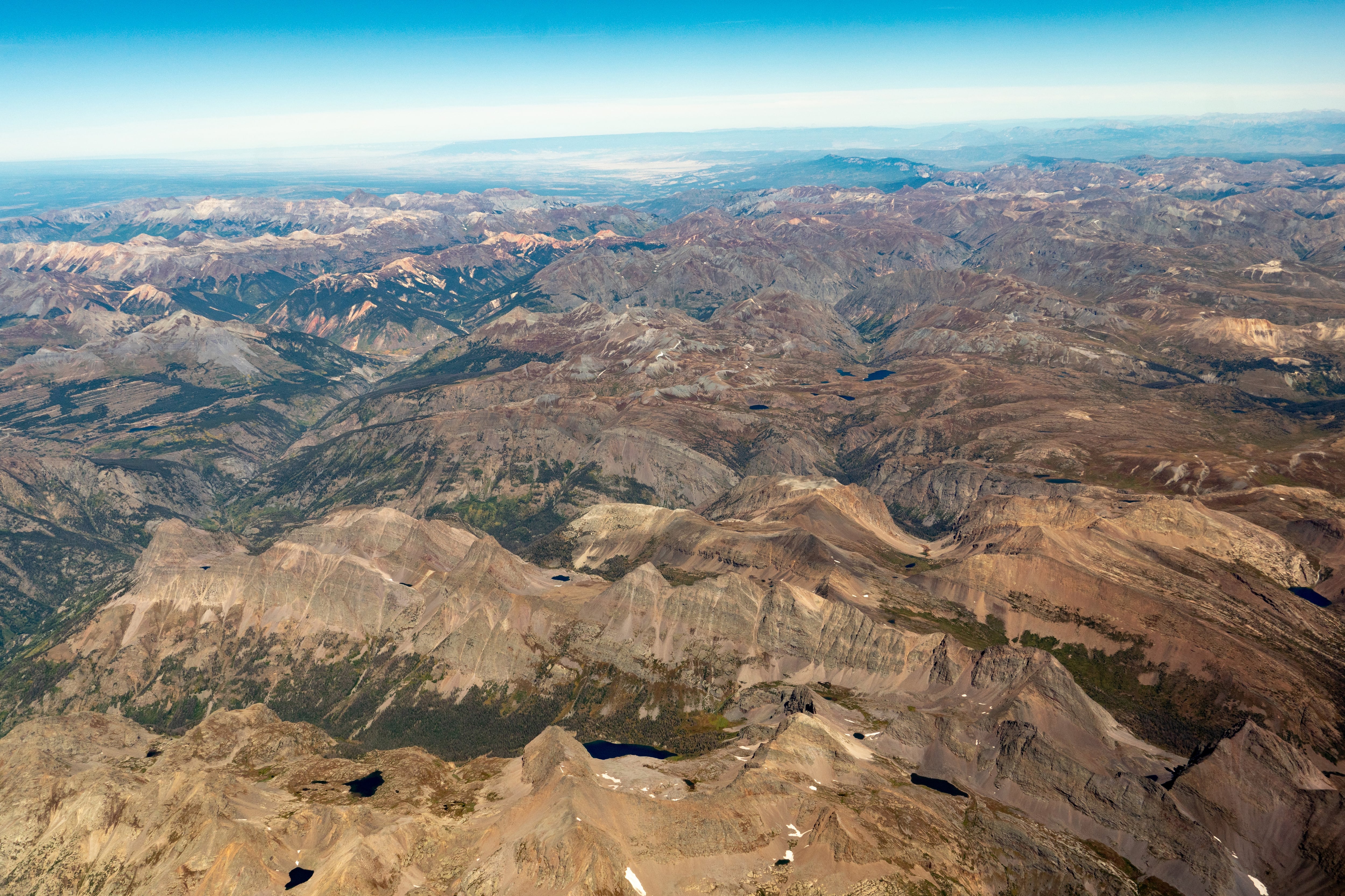 La cordillera de San Juan, lugar en el que se sitúa la montaña en la que ha muerto Rich Moore. Archivo.