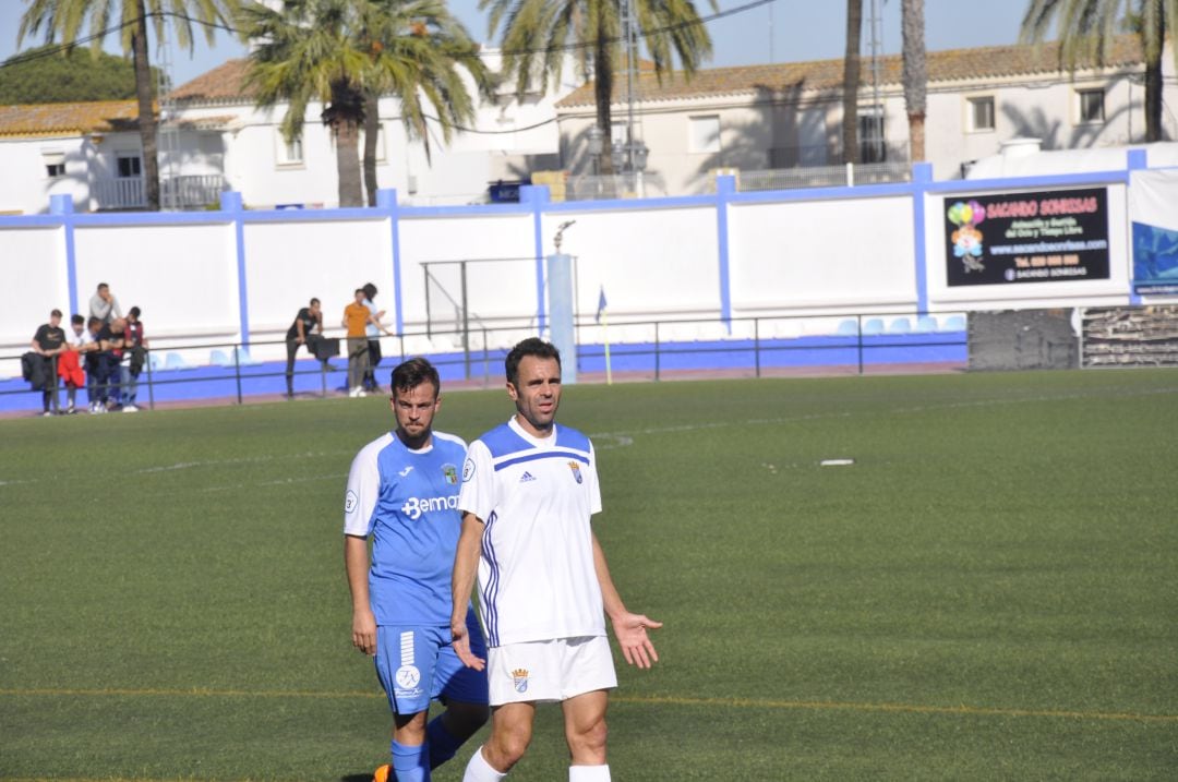 Pedro Carrion durante un partido ante el CD Guadalcacín
