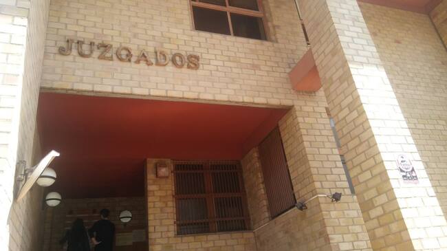 Entrada de los Juzgados de Ibiza