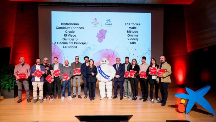 Algunos de los responsables de los restaurantes "recomendados" por la Guía Michelin