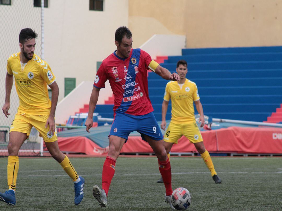 Rosmen en uno de los partidos disputados en la Ciudad Deportiva Lanzarote.