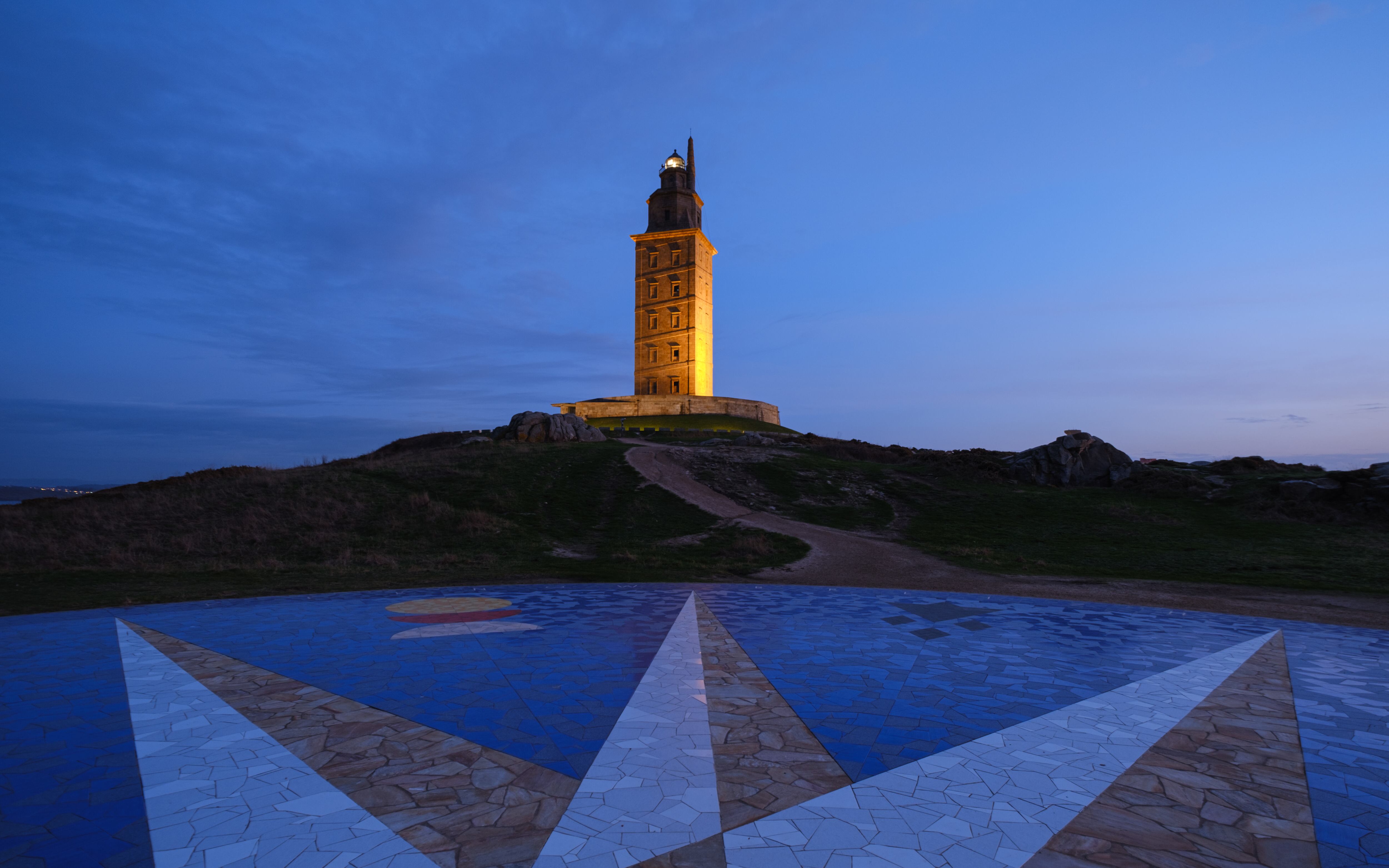 La Torre de Hércules, en A Coruña.