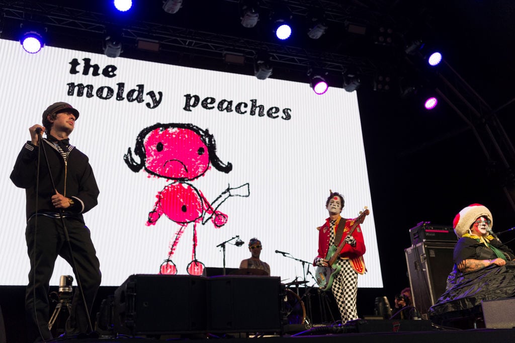 Actuación de The Moldy Peaches en el Primavera Sound de Barcelona.