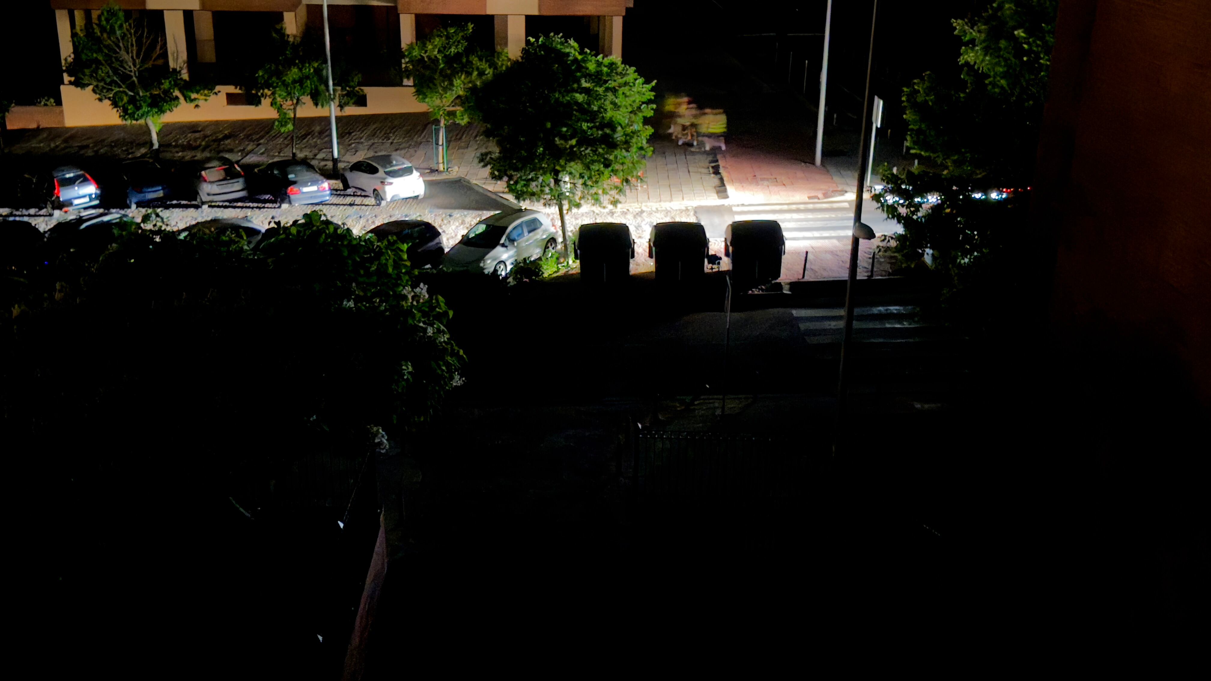 Imagen de la Ronda de Buenavista de Toledo sin luces, pasadas las 23h de este martes