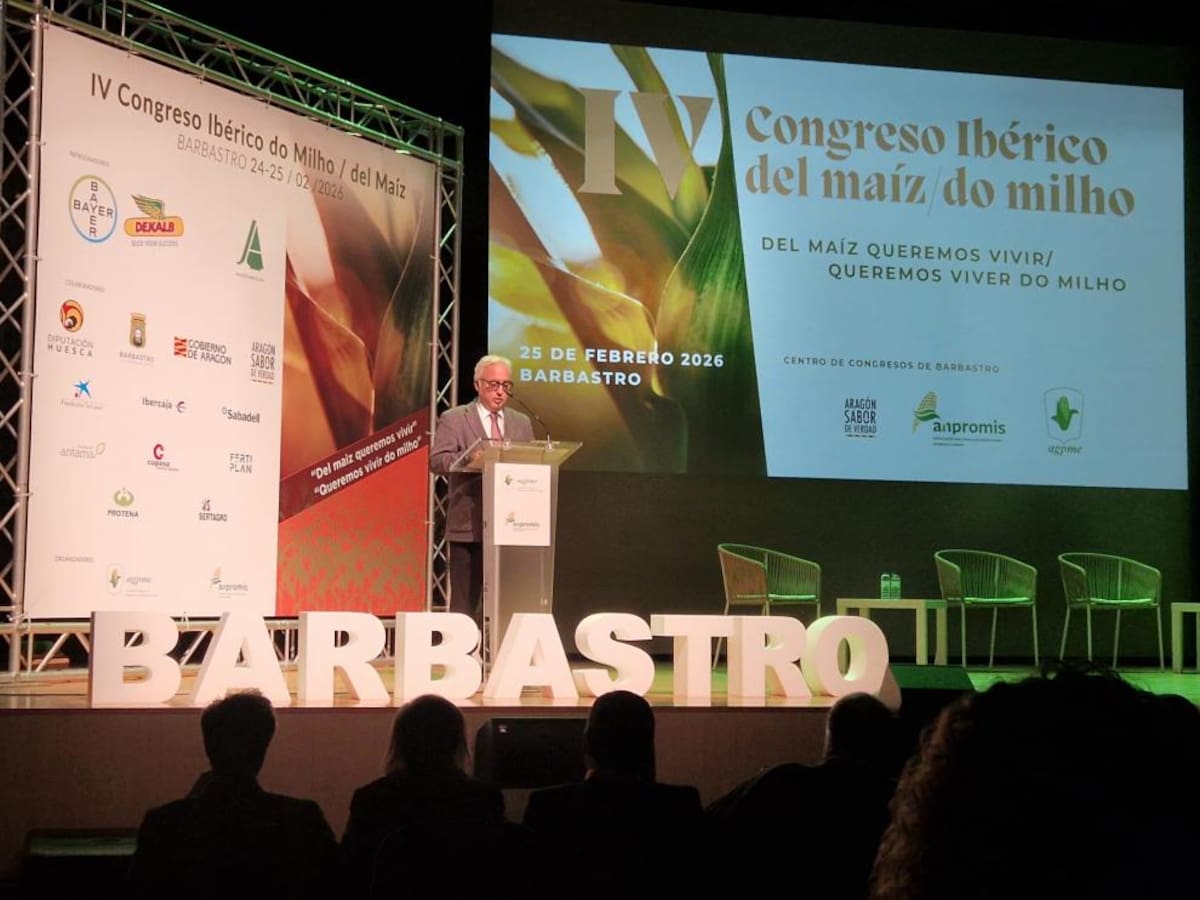 Aragón defiende el papel estratégico del maíz en la clausura del IV Congreso Ibérico celebrado en Barbastro