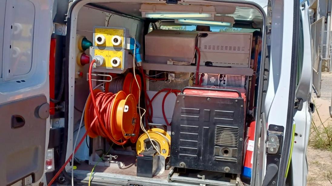 Trabajos en la planta