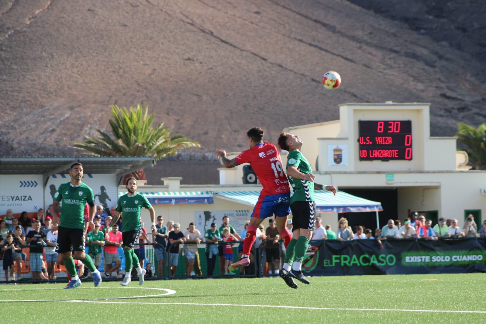 Tablas entre US Yaiza y UD Lanzarote el derbi lanzaroteño de Tercera Federación.