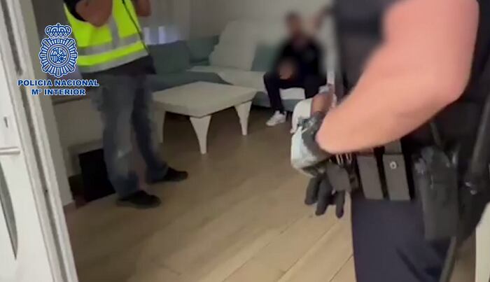 Un momento de la operación