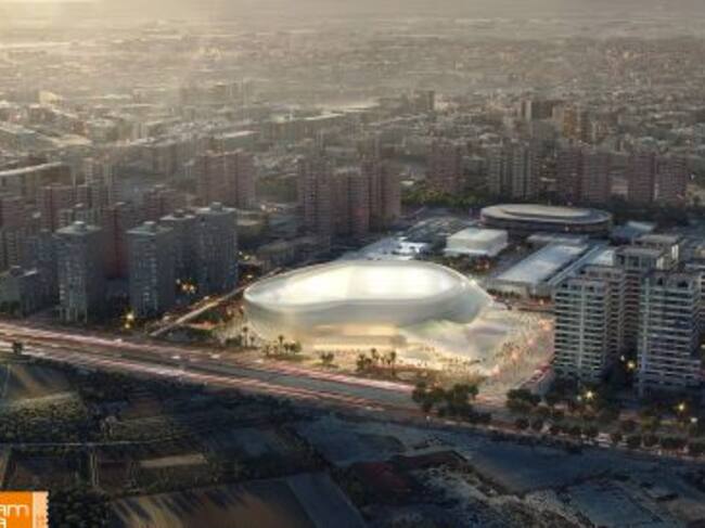 Simulación del proyecto Valencia Arena