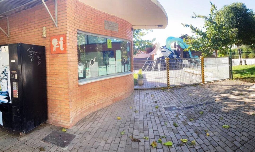 Estado actual de la zona de acceso al parque Gulliver de València.