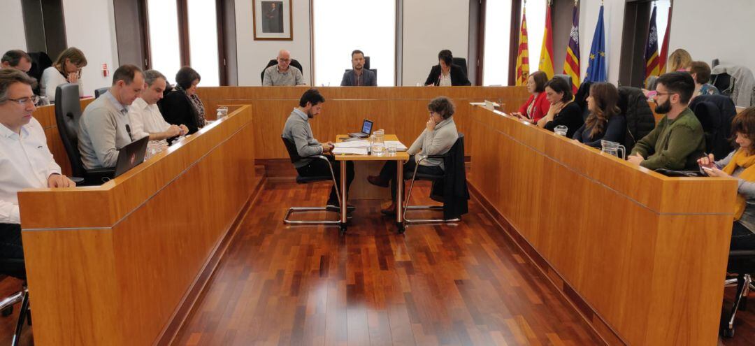 Imagen del pleno celebrado este jueves en Ibiza 