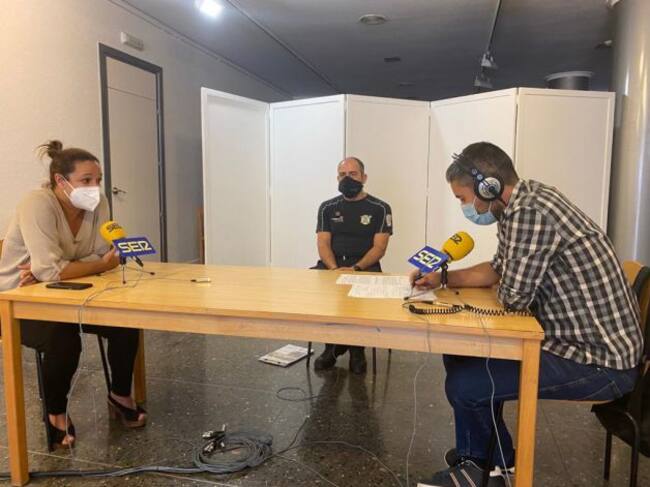 Isabel Casalduero, concejala de Emergencias, y Ricardo Villalba, jefe del Servicio de Emergencias Municipal