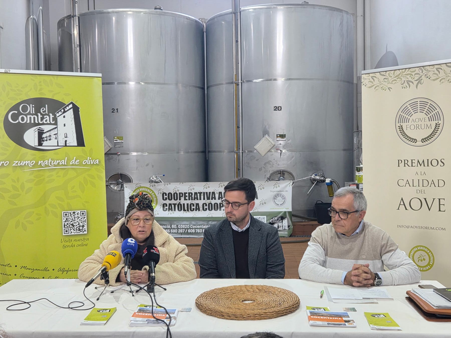 La presentació ha tingut lloc en la seu de la Cooperativa Agrícola de Cocentaina
