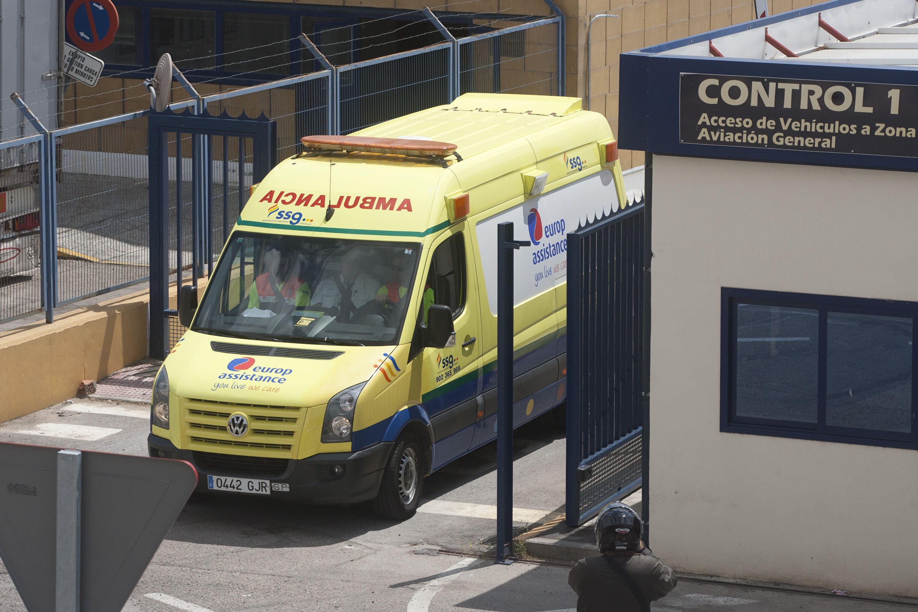 Ambulancia en Sevilla.