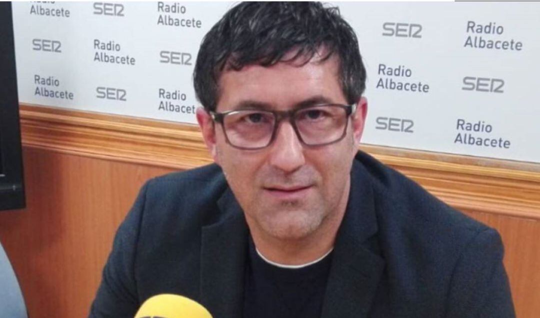 Mauro Pérez, en una entrevista en Radio Albacete