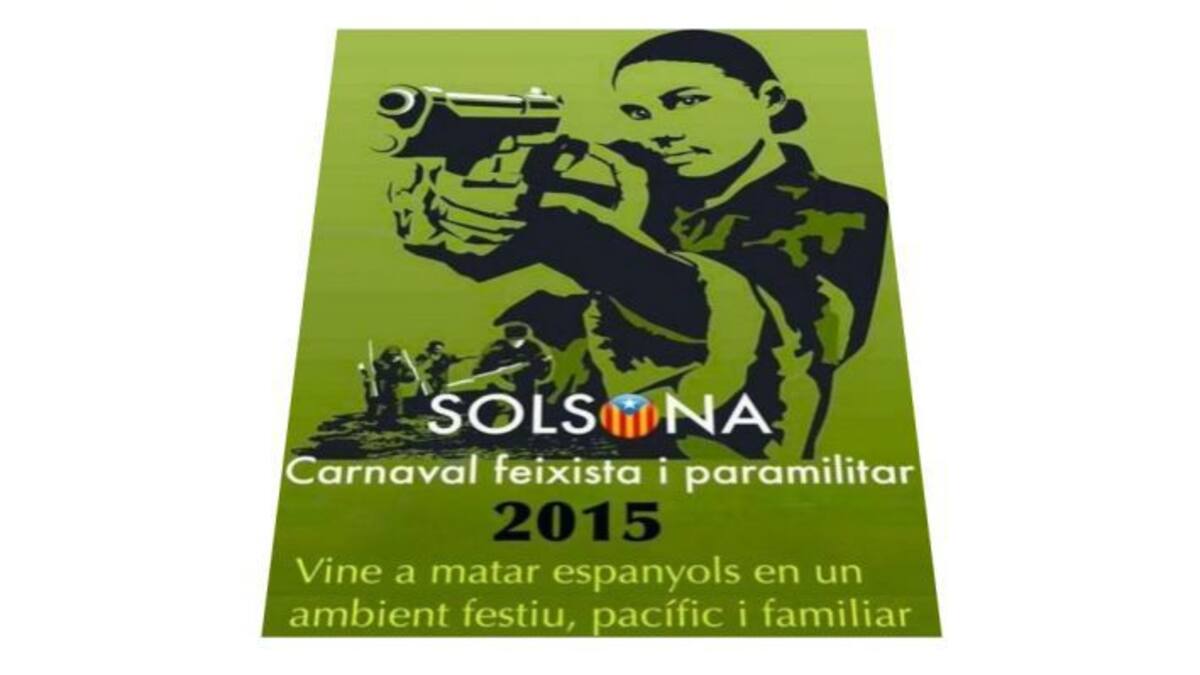 Investiguen el Carnaval de Solsona "per incitar a l'odi"