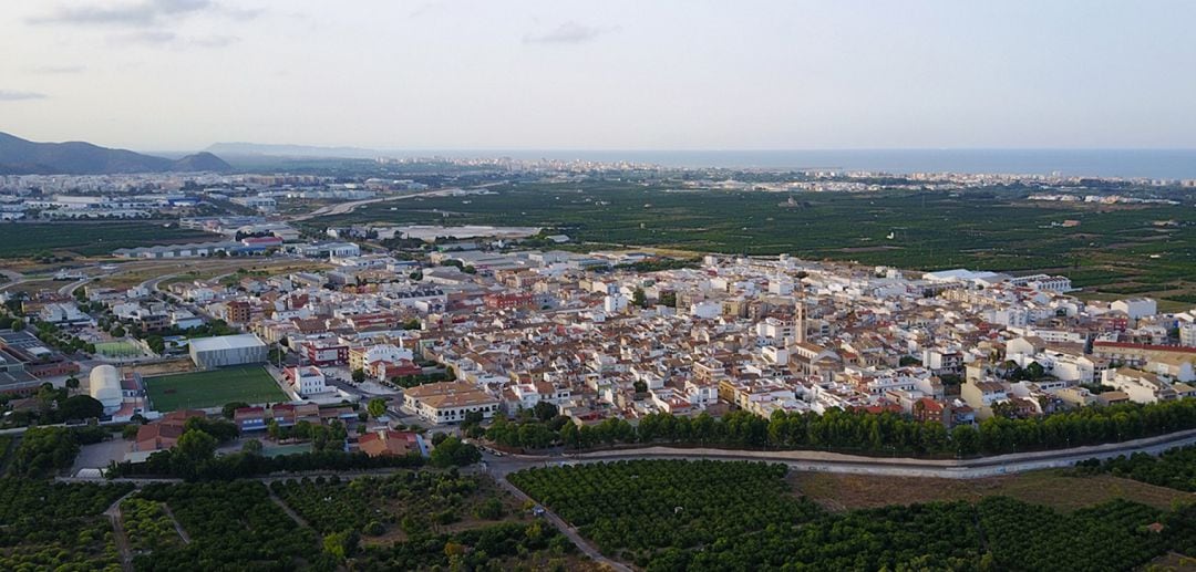 Panorámica del municipio de Bellreguard