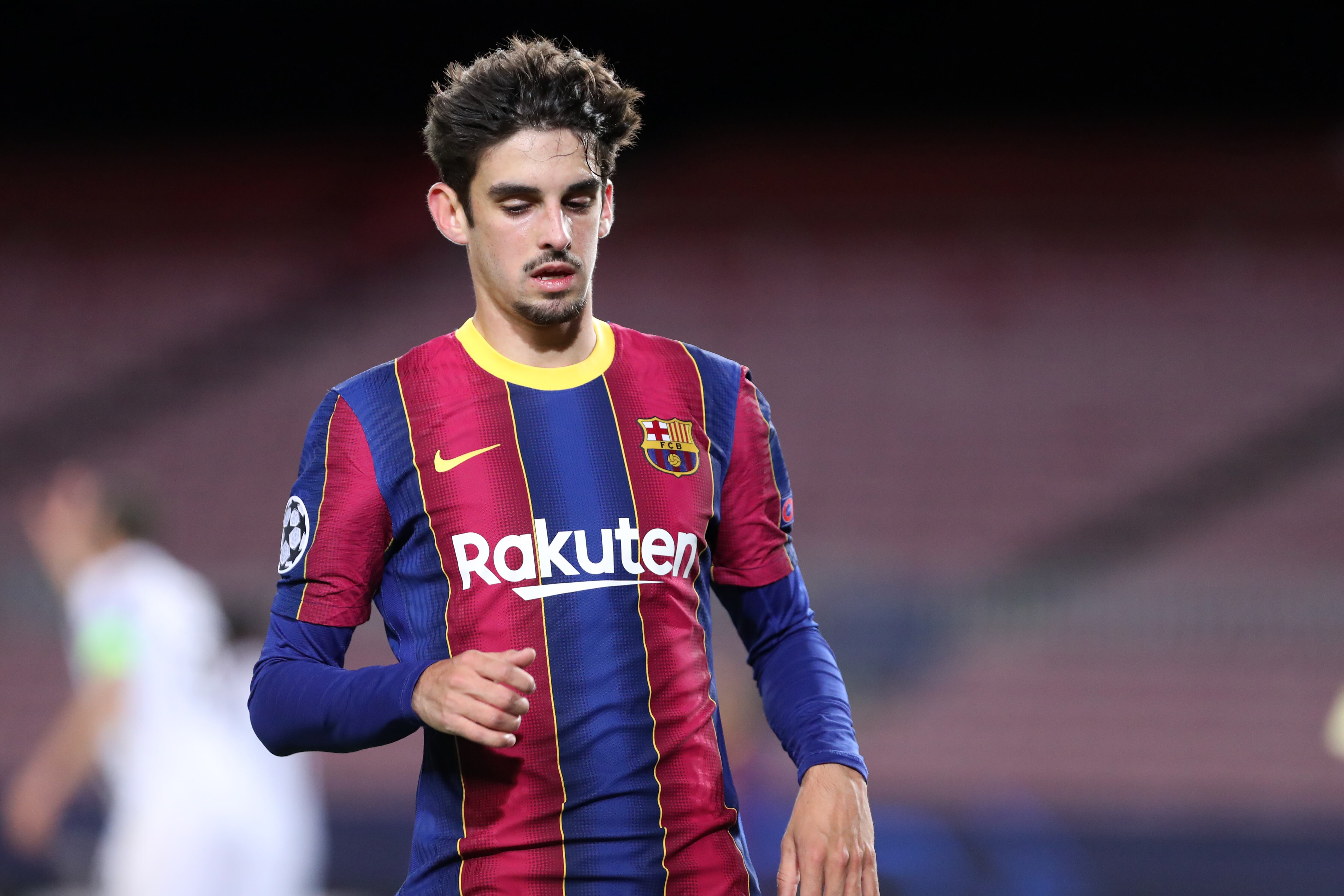 Francisco Trincao, durante un partido del FC Barcelona en LaLiga