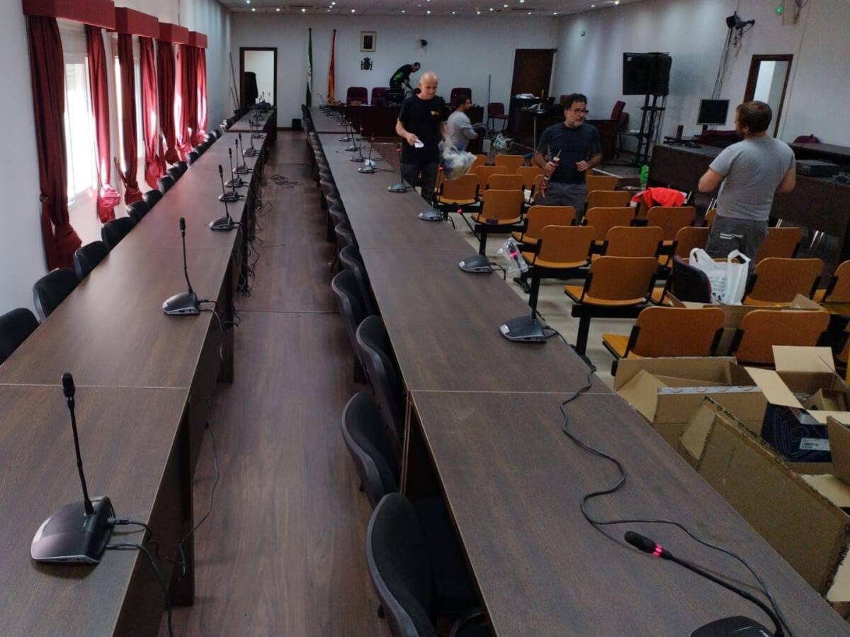 Los trabajos para la adaptación de la Audiencia de Algeciras para macrojuicios, finalizados