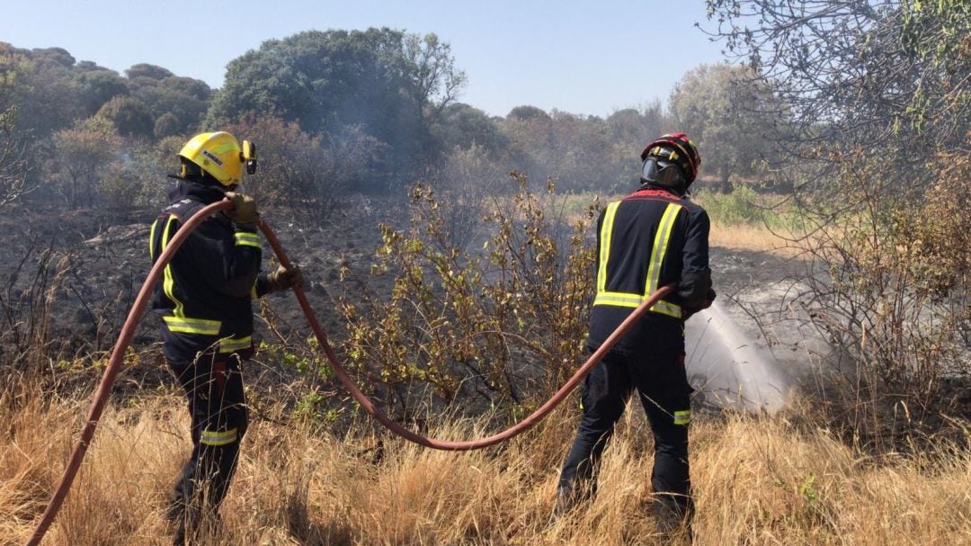 Incendio en Cenicientos y Cadalso