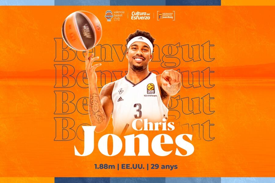 El Valencia Basket ficha a Chris Jones.