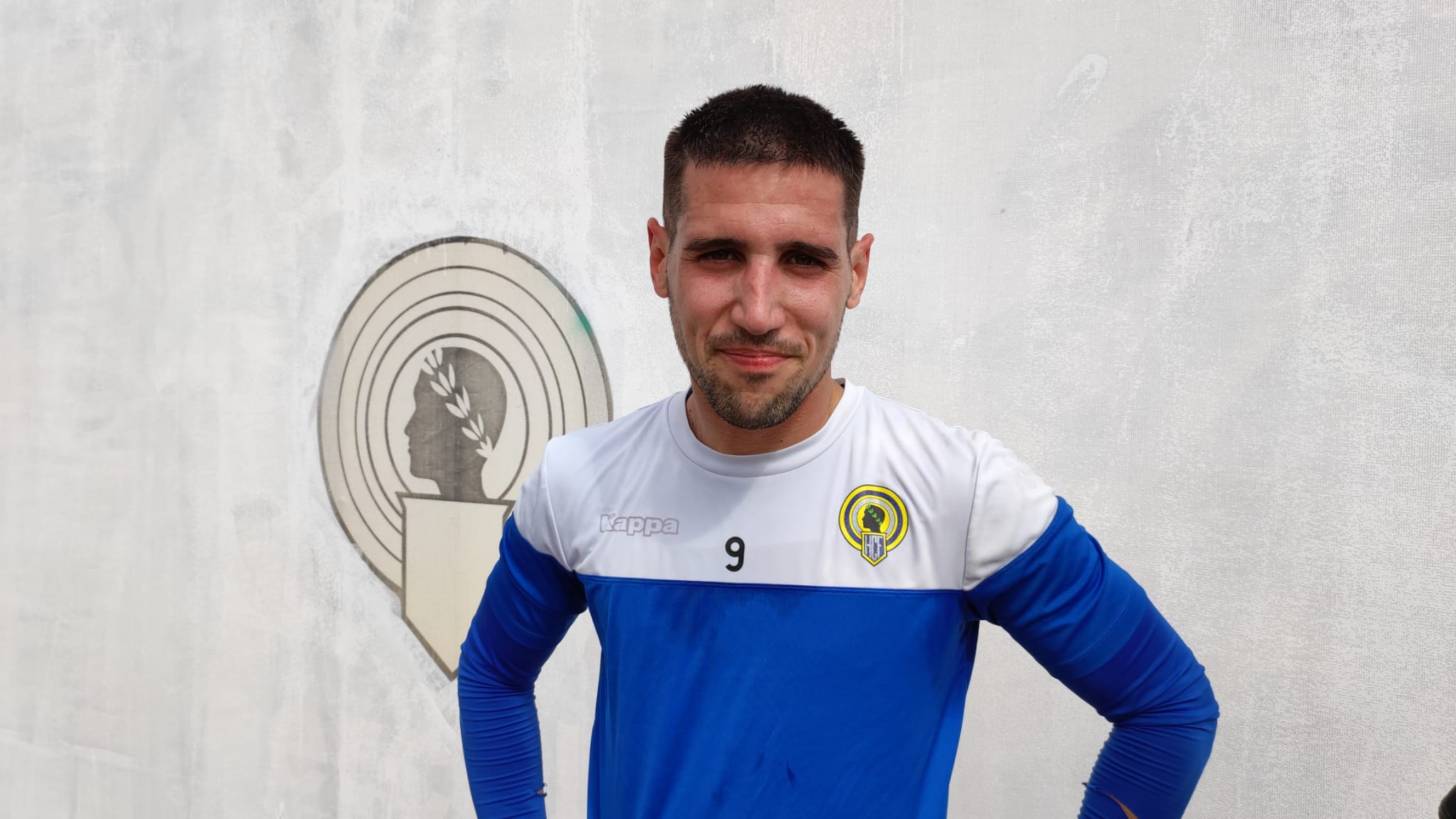 Raúl González, jugador del Hércules CF, en las instalaciones de Fontcalent