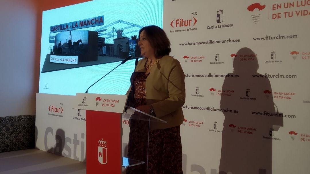 Patricia Franco presenta CLM en Fitur