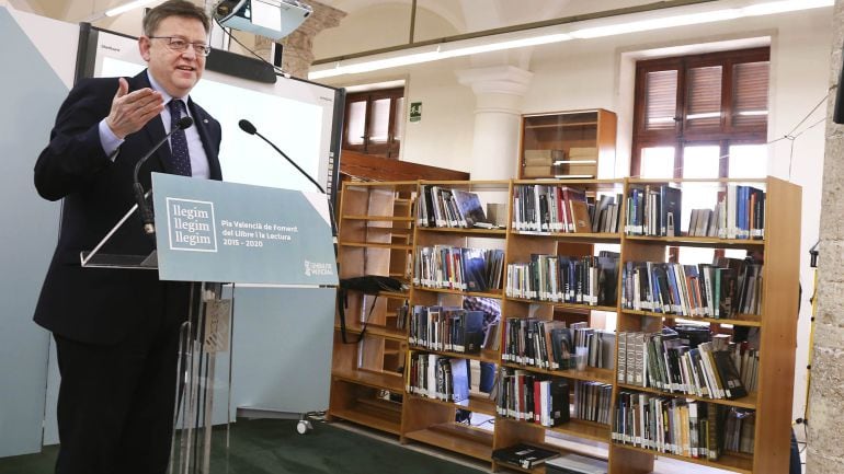 Ximo Puig presenta el Plan de Fomento del Libro y la Lectura