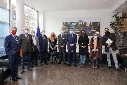 &quot;Foto de Familia &quot;de la delegación citrícola en Bruselas