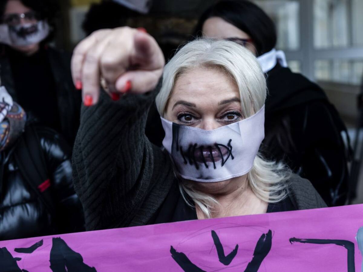 Más de 60 mujeres se concentran contra la violencia de género a través de internet