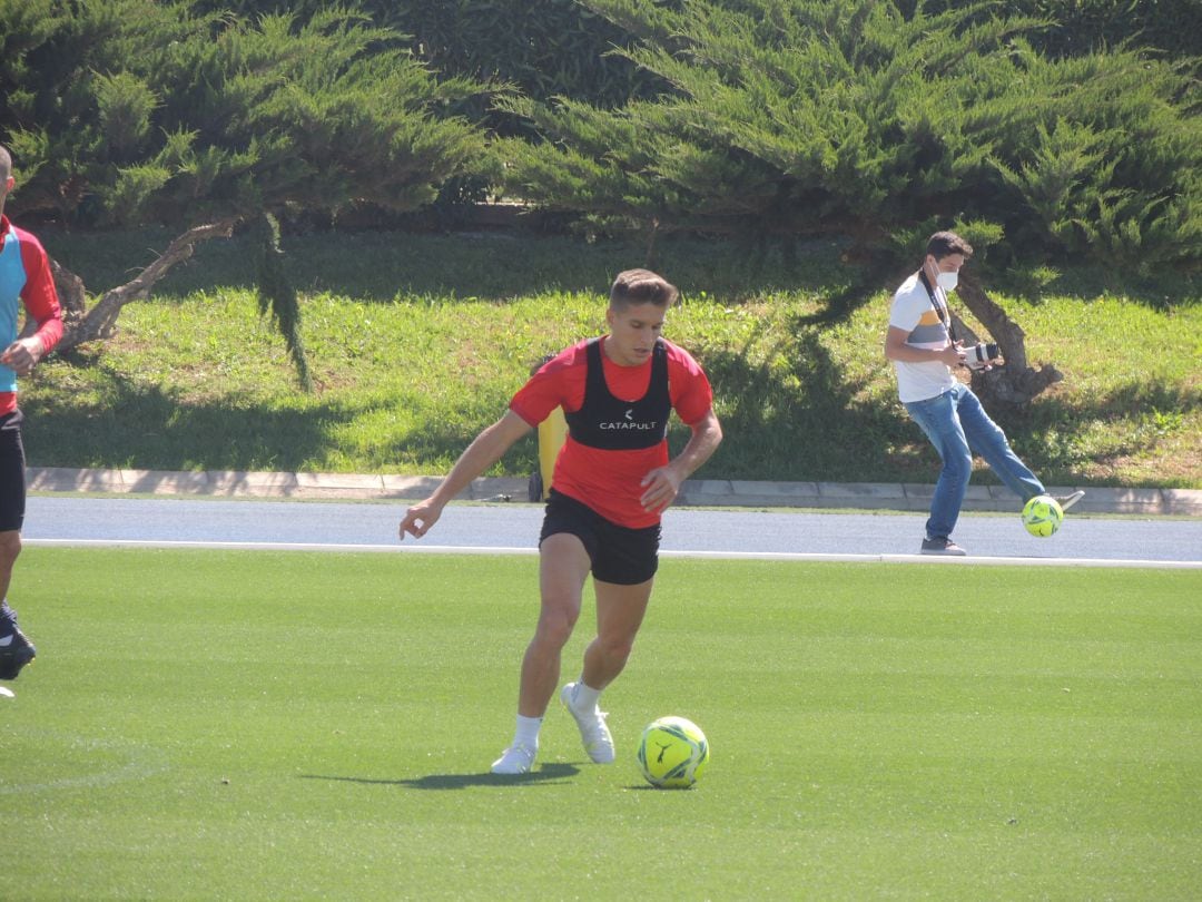 Corpas en el entrenamiento.