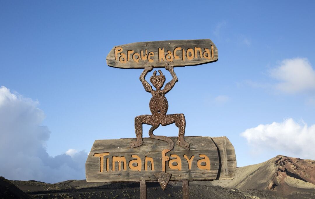 Parque Nacional de Timanfaya la isla de Lanzarote, Canarias.