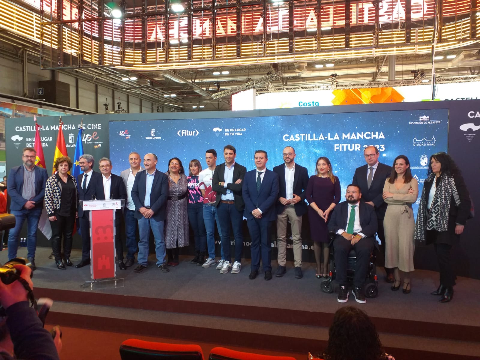 Autoridades presentes en el Día de Fitur en Albacete