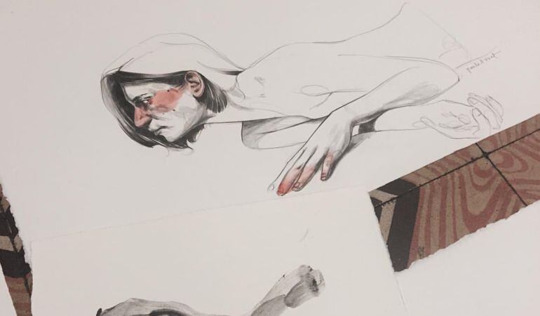 Dibujos que componen la última muestra de la ilustradora castellonense. 