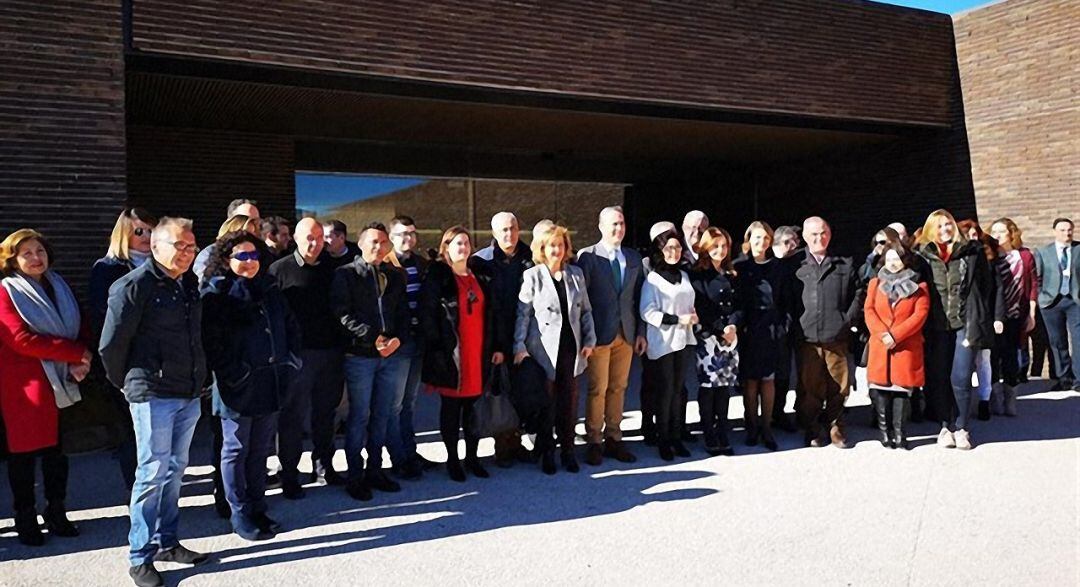 Visita de alcaldes y responsables políticos al Hospital de Cazorla.